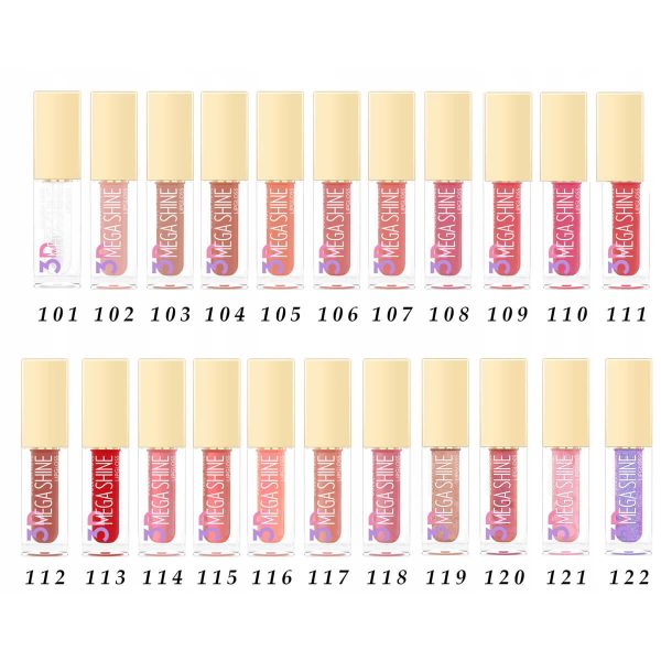 Gloss 3d Mega Shine Golden Rose