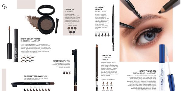 Golden Rose Eyebrow Powder Pencil Kit