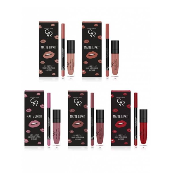 Golden Rose Matte Lipkit